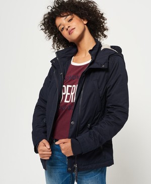 Superdry Boxy Snorkle Hooded SD-Windparka Női Kabát Sötétkék | SRHCV4597